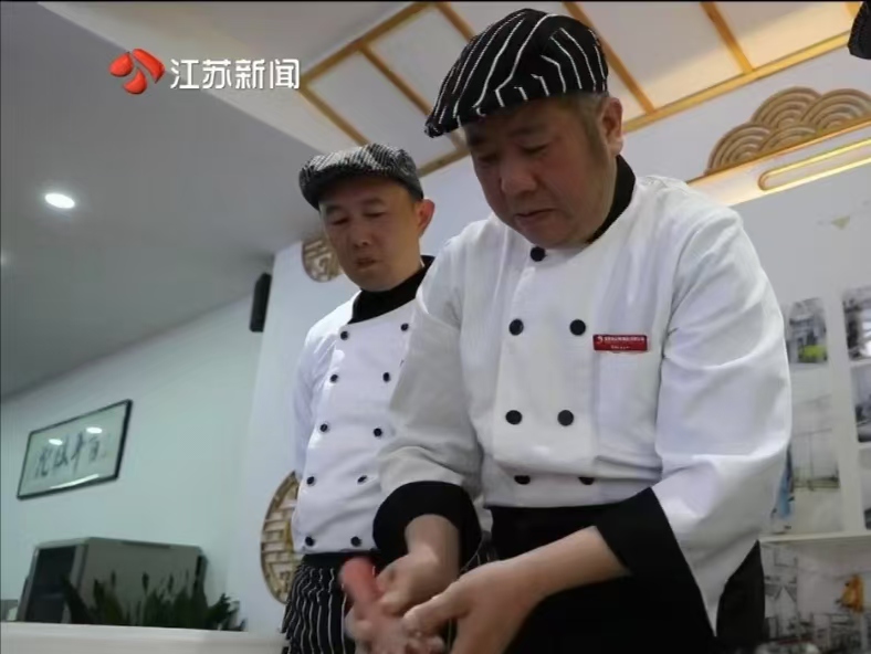 桂花鴨登上江蘇新聞?lì)l道《晚霞》欄目